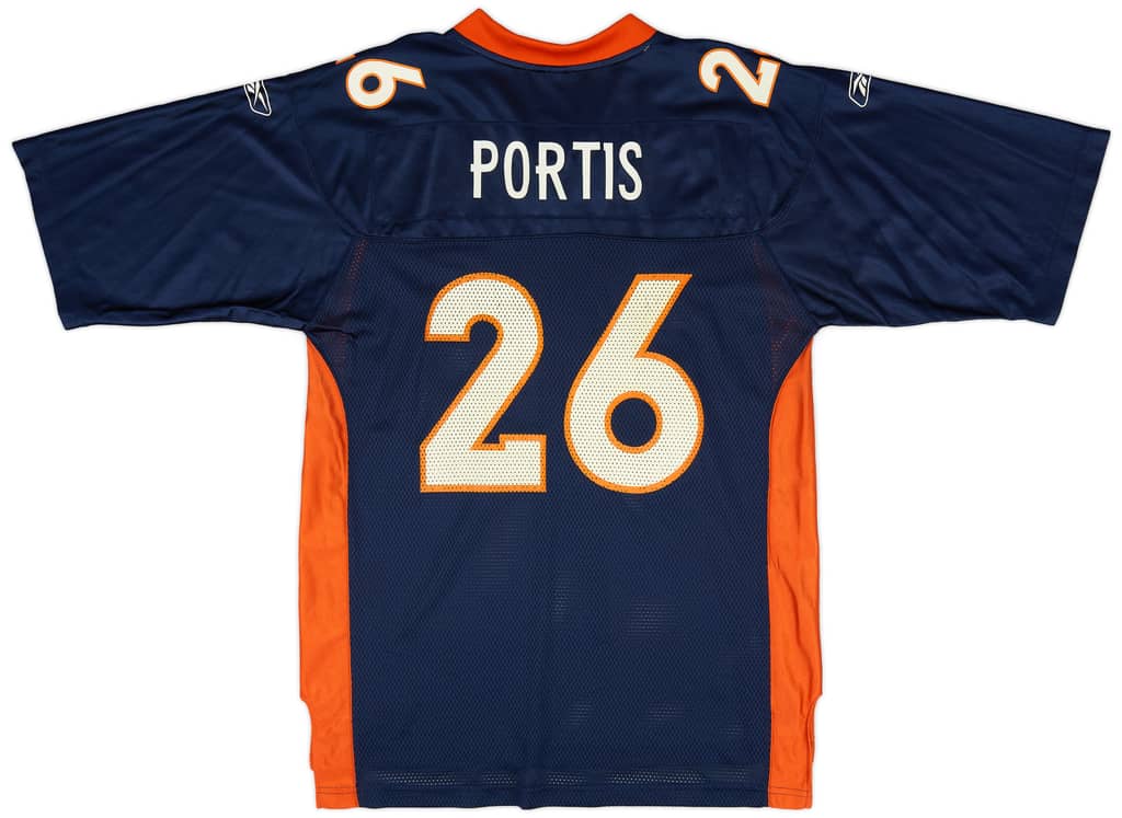 2002-03 Denver Broncos Portis #26 Reebok On Field Home Jersey (Excellent) M