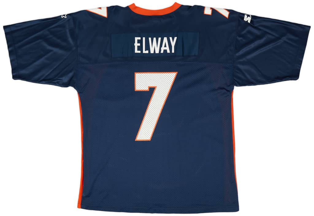 1997-98 Denver Broncos Elway #7 Starter Home Jersey (Excellent) XXL