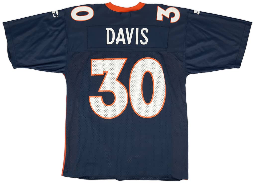 1997-00 Denver Broncos Davis #30 Starter Home Jersey (Good) L