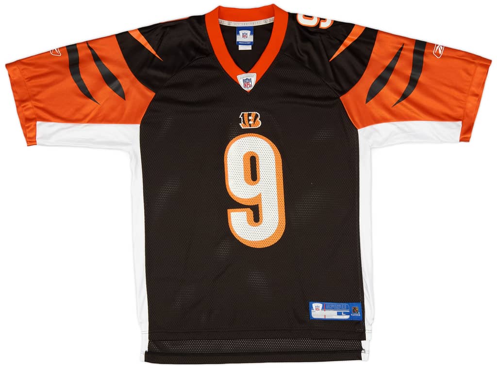 2005-06 Cincinnati Bengals Palmer #9 Reebok On Field Home Jersey (Excellent) L