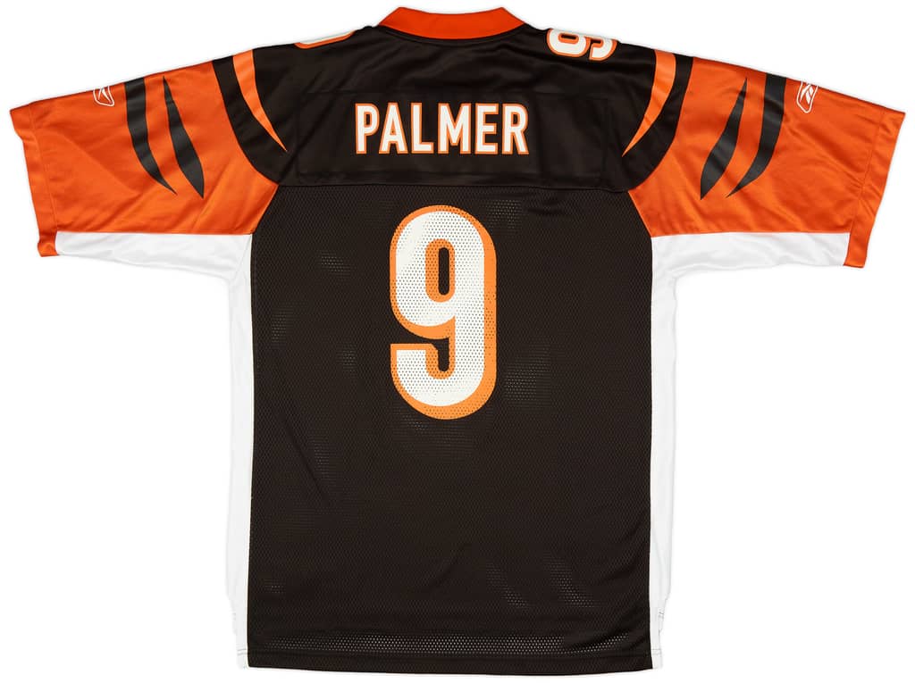 2005-06 Cincinnati Bengals Palmer #9 Reebok On Field Home Jersey (Excellent) L