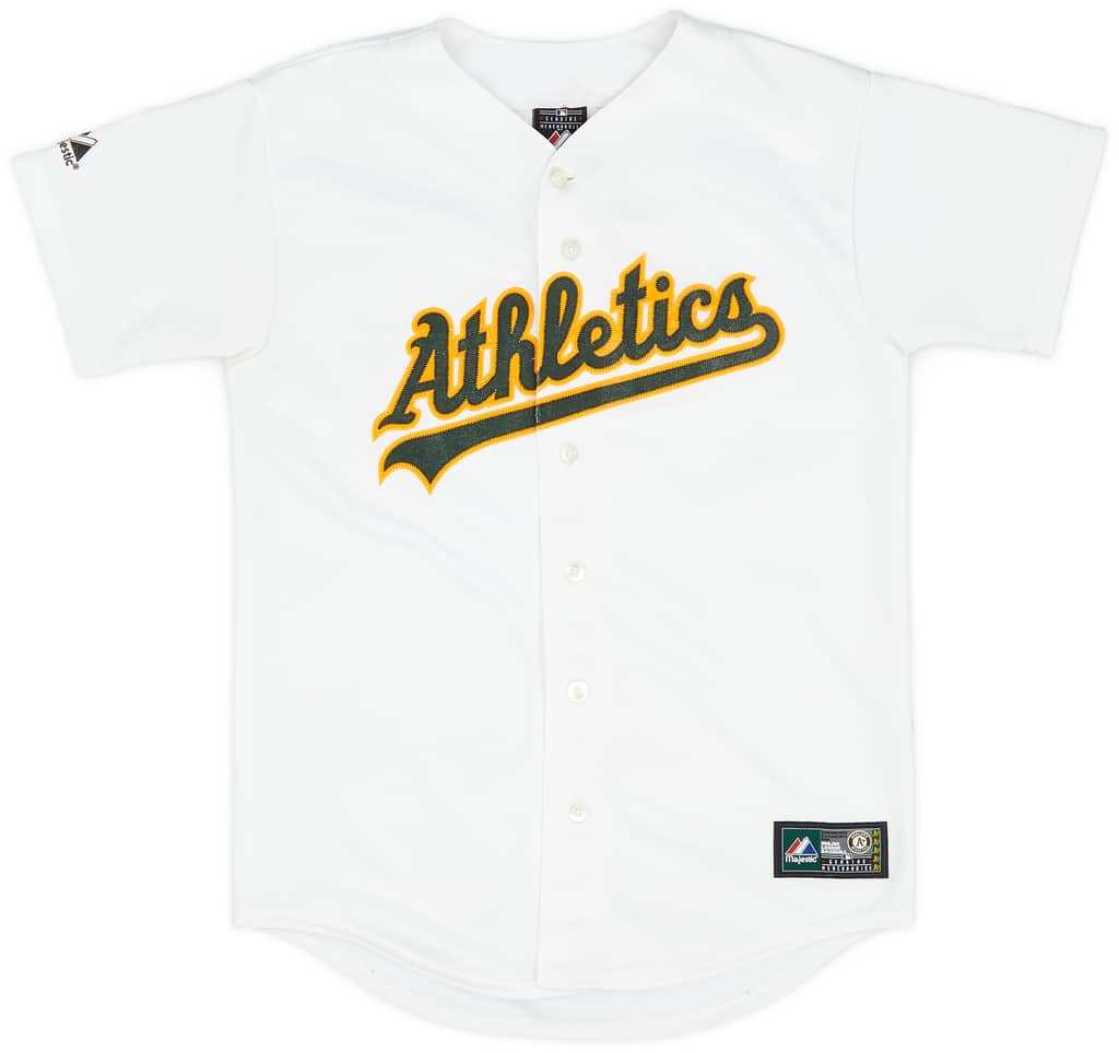 2009-15 Oakland Athletics Majestic Home Jersey (Excellent) XL.Kids