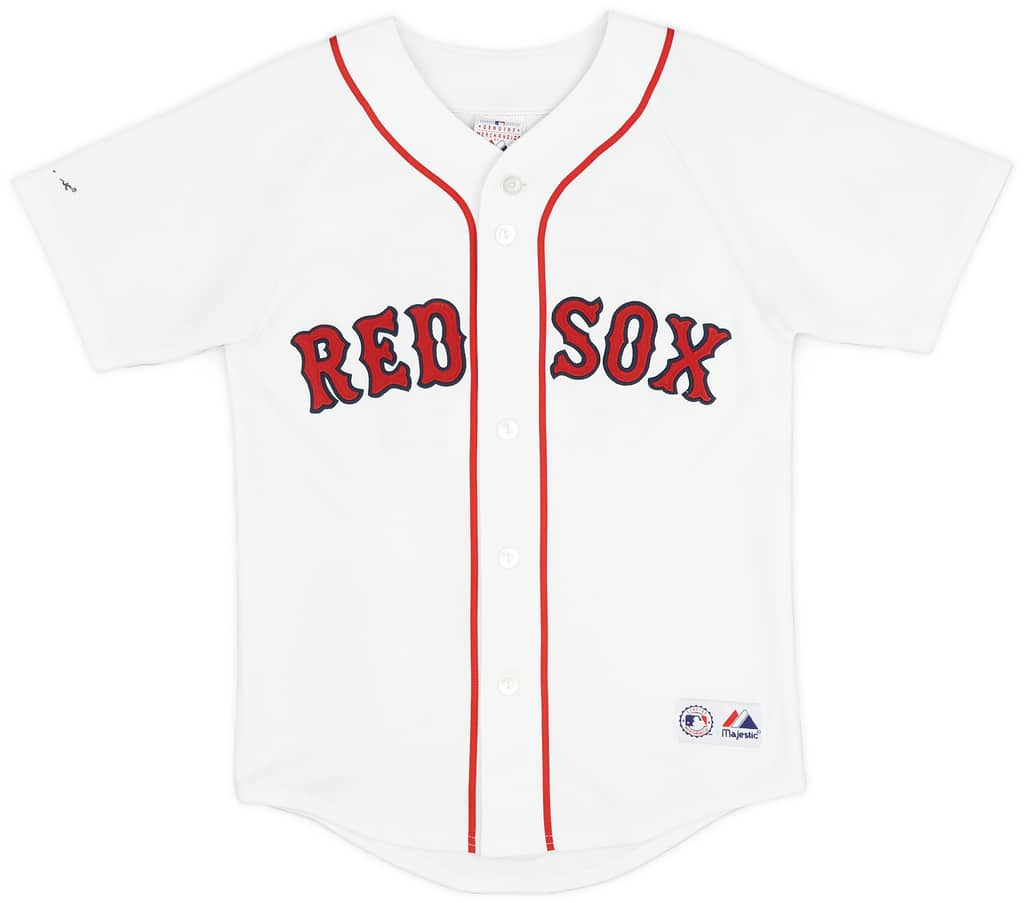 2003-08 Boston Red Sox Ortiz #34 Majestic Home Jersey (Very Good) M.Kids