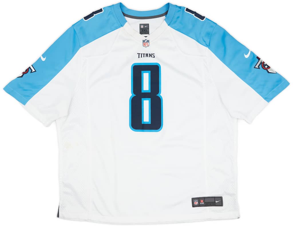 2015-17 Tennessee Titans Mariota #8 Nike Game Away Jersey (Good) 3XL