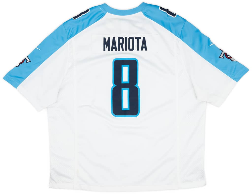 2015-17 Tennessee Titans Mariota #8 Nike Game Away Jersey (Good) 3XL