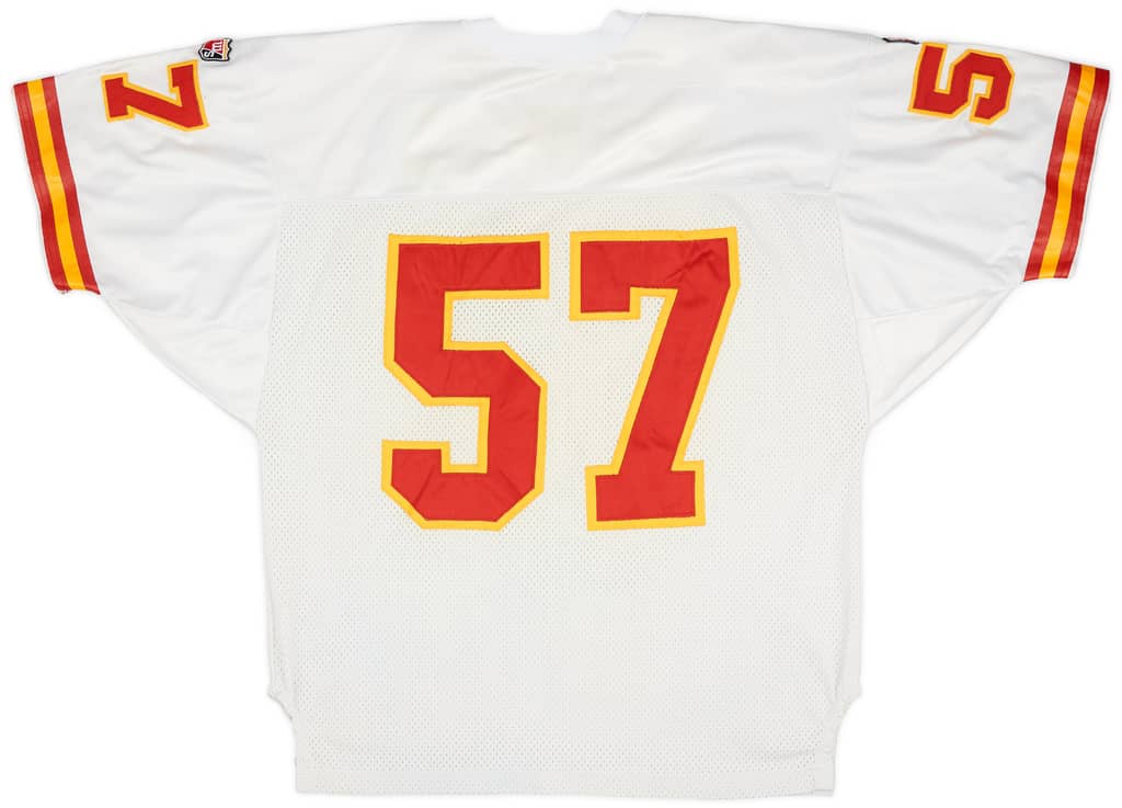 1995 Kansas City Chiefs Jamison #57 Wilson Staff Authentic Away Jersey (Very Good) XXL