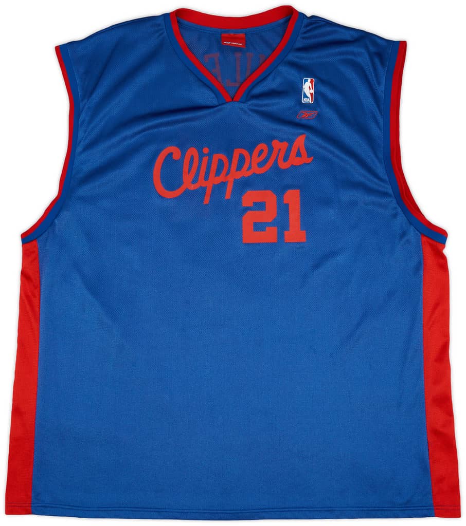 2002 LA Clippers Miles #21 Reebok Alternate Jersey (Excellent) 3XL