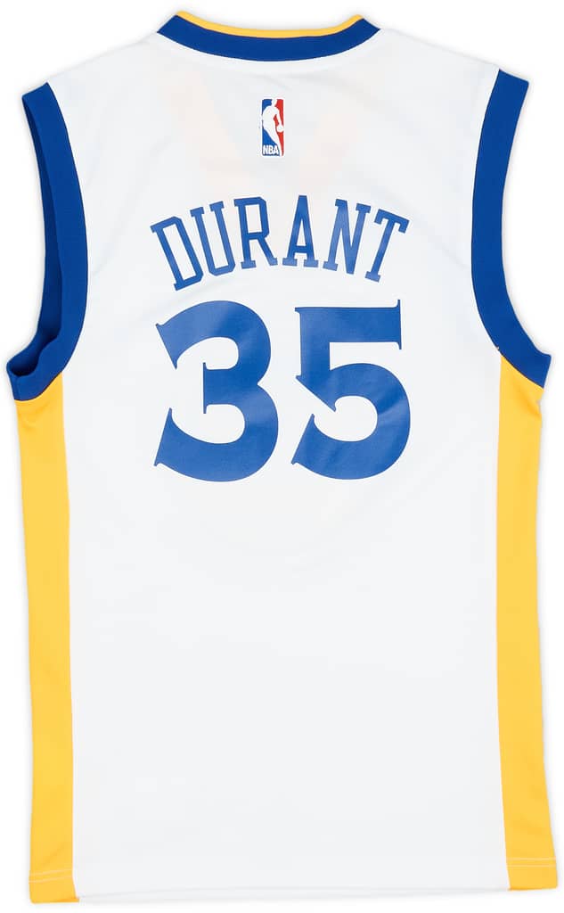2016-17 Golden State Warriors Durant #35 adidas Home Jersey (Excellent) XXS