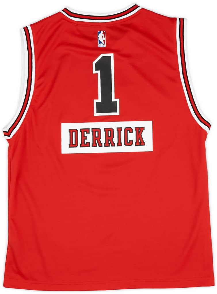 2014-16 Chicago Bulls Derrick #1 adidas Away Jersey (Excellent) XL.Kids