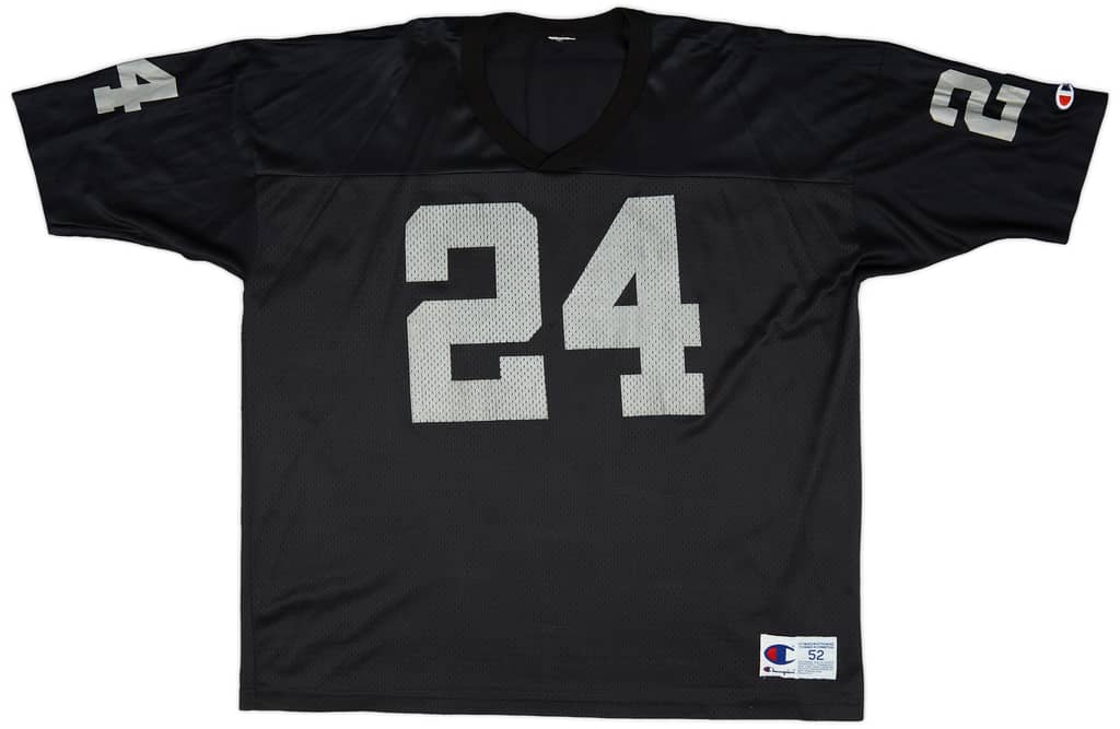 1998-00 Oakland Raiders Woodson #24 Champion Home Jersey (Very Good) XXL