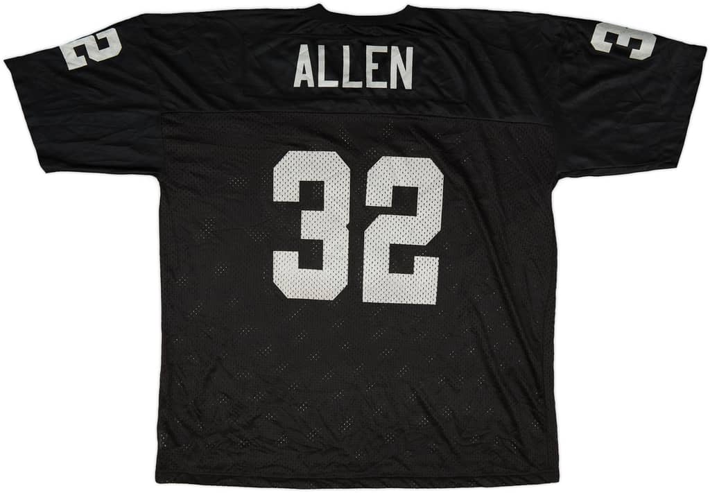 1990-92 Los Angeles Raiders Allen #32 Champion Home Jersey (Excellent) XXL