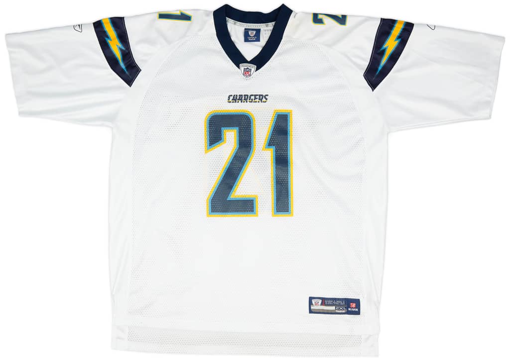 2008-09 San Diego Chargers Tomlinson #21 Reebok On Field Away Jersey (Very Good) XXL