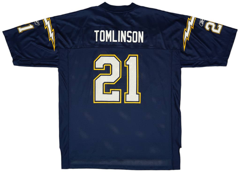 2005-06 San Diego Chargers Tomlinson #21 Reebok On Field Home Jersey (Very Good) XXL