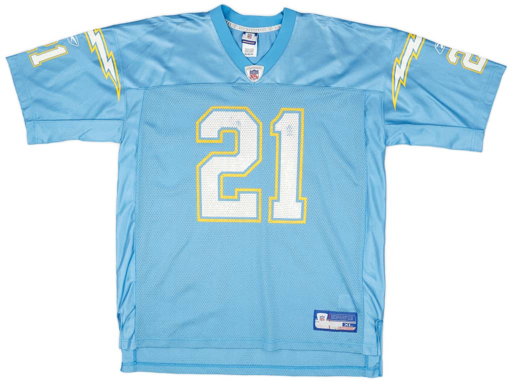 2002-04 San Diego Chargers Tomlinson #21 Reebok On Field Alternate Jersey (Very Good) XL