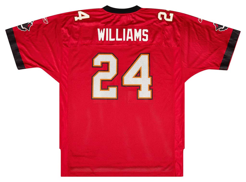 2005-06 Tampa Bay Buccaneers Williams #24 Reebok On Field Home Jersey (Excellent) XL