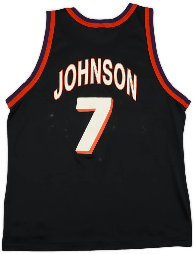 1995-00 Phoenix Suns Johnson #7 Champion Alternate Jersey (Very Good) XL