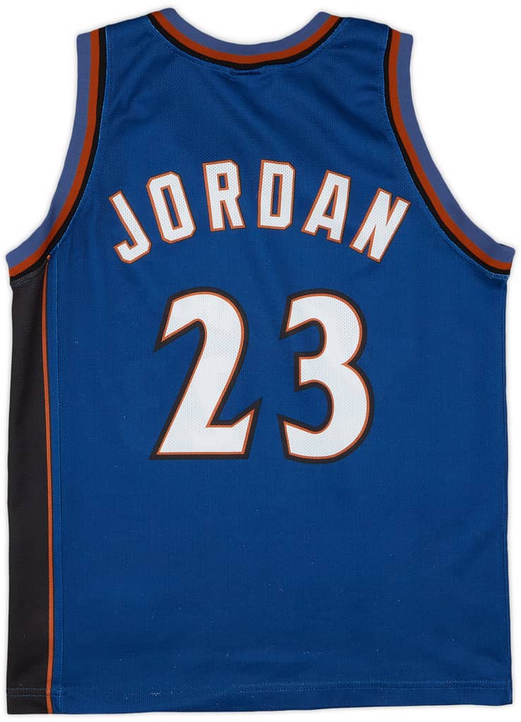 2001-03 Washington Wizards Jordan #23 Champion Away Jersey (Very Good) S