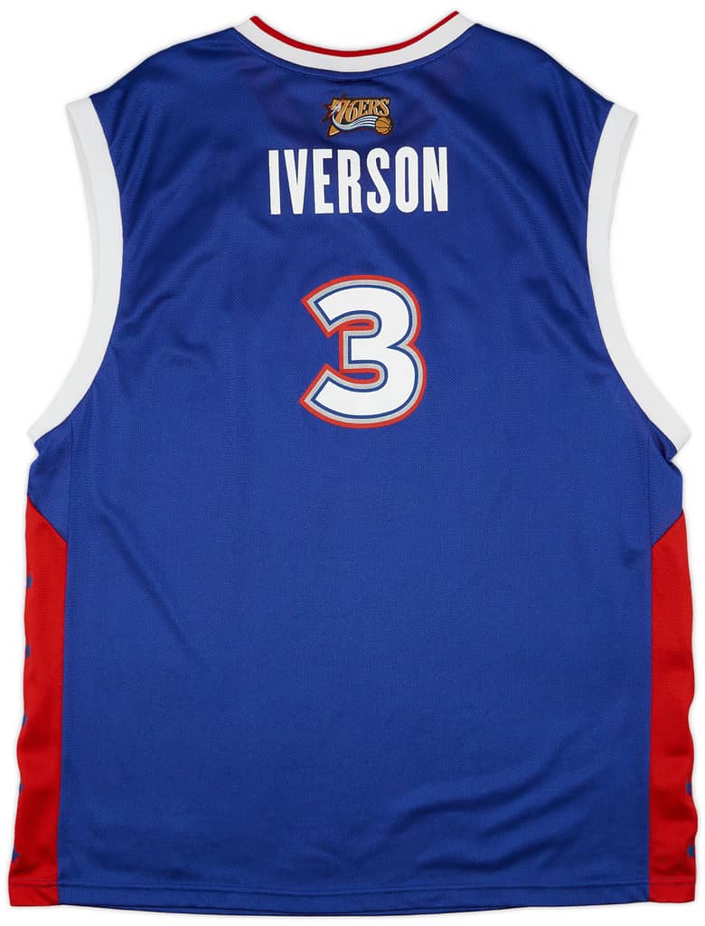 2005 NBA All-Star Game Team East Iverson #3 Reebok Jersey (Excellent) XXL