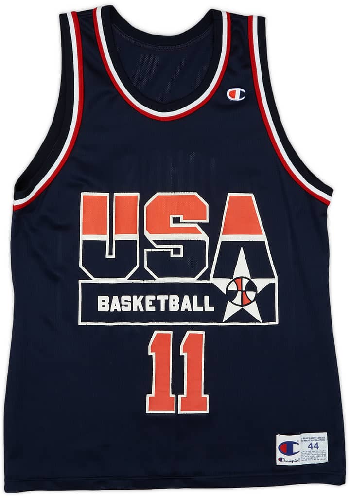 1994 USA K. Johnson #11 Champion Away Jersey (Very Good) L