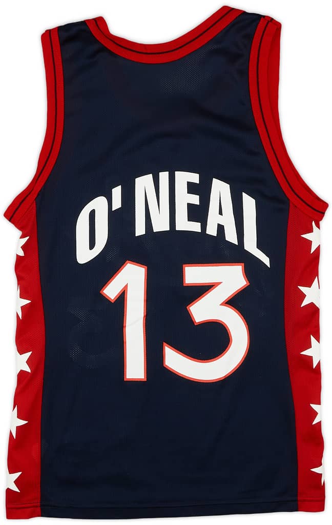 1996-99 USA O'Neal #13 Champion Away Jersey (Excellent) S