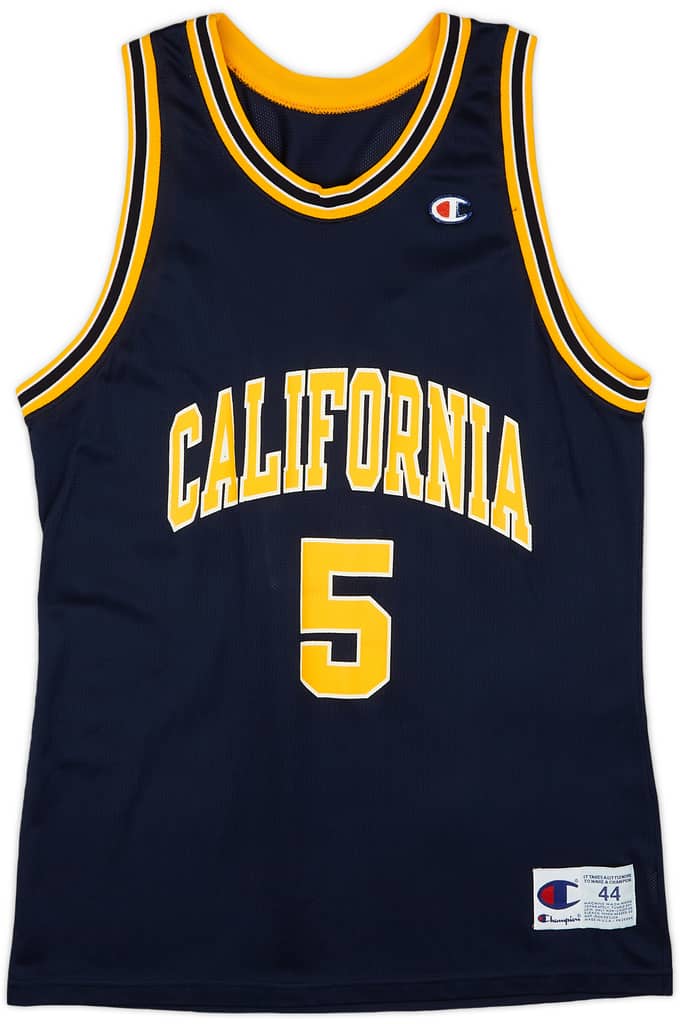 1992-94 California Golden Bears Kidd #5 Champion Away Jersey (Excellent) L