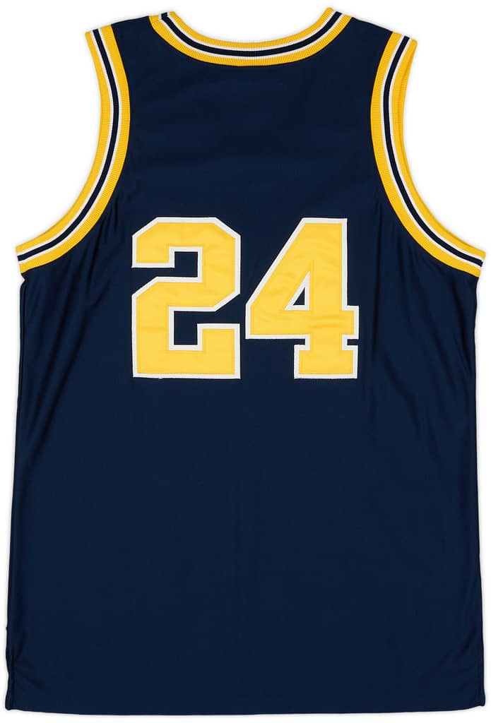 1991-95 Michigan Wolverines King #24 Authentic Nike Away Jersey (Excellent) L