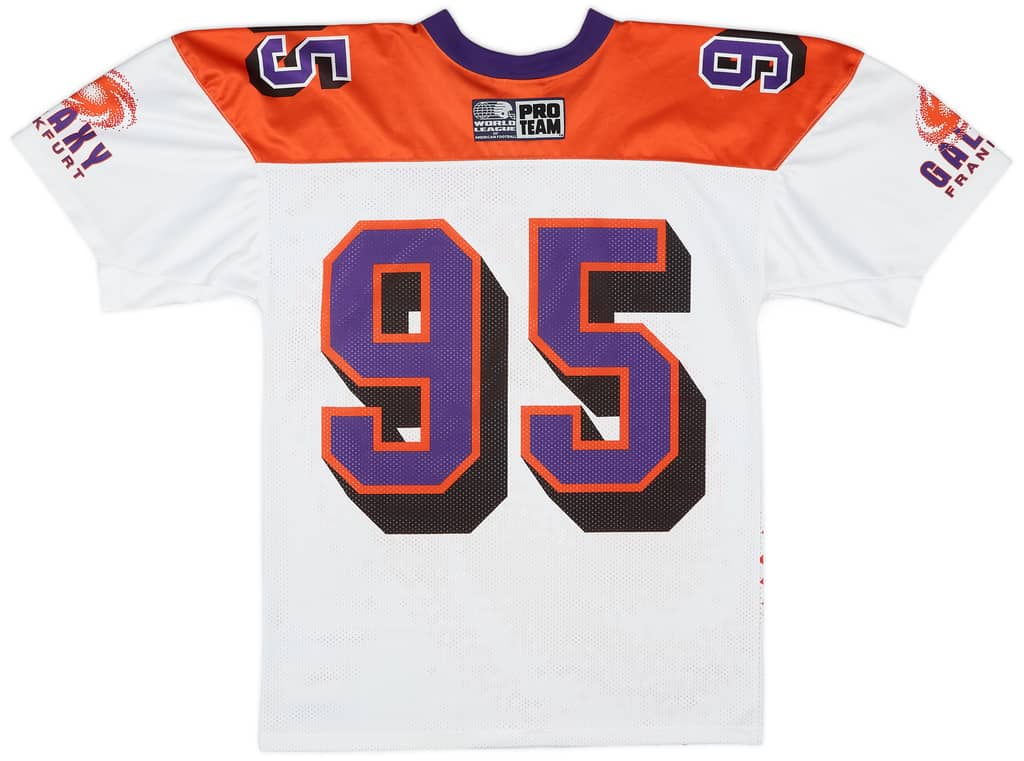 1995 Frankfurt Galaxy #95 Reebok Away Jersey (Excellent) S