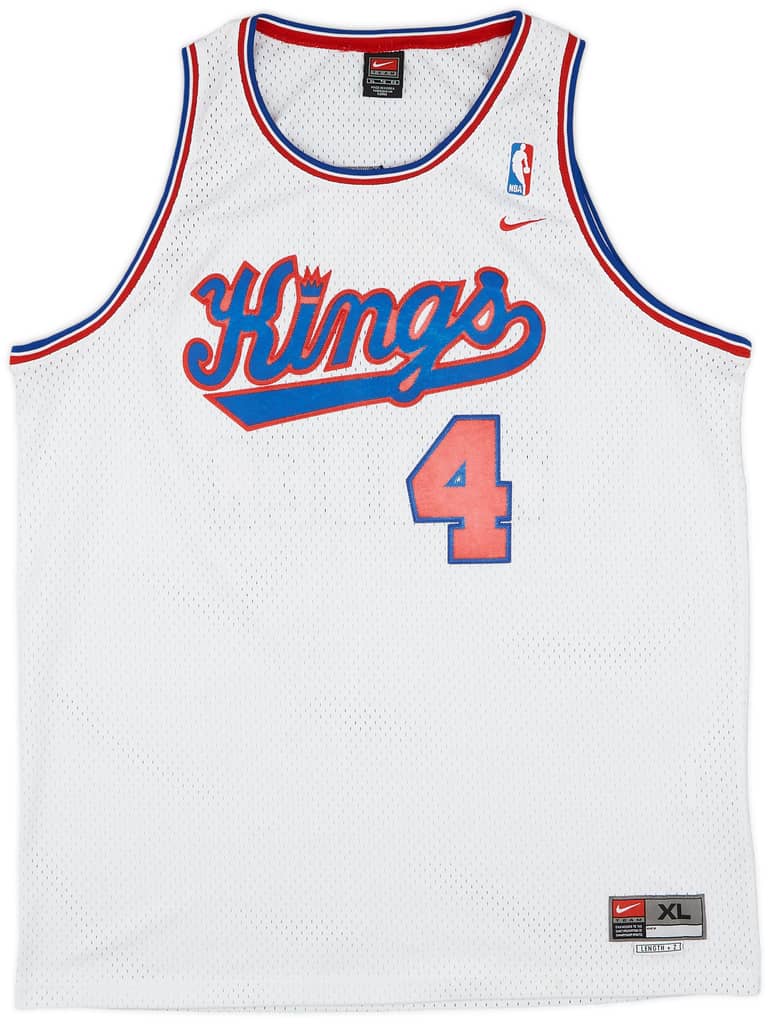 2000-02 Sacramento Kings Webber #4 Nike Swingman Alternate Jersey (Very Good) XL