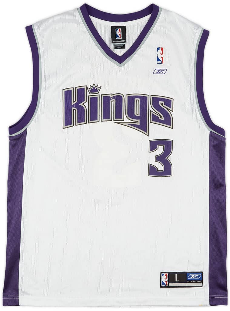 2005-06 Sacramento Kings Abdur-Rahim #3 Reebok Home Jersey (Very Good) L