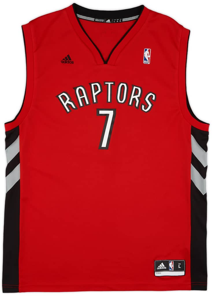 2010-13 Toronto Raptors Bargnani #7 adidas Away Jersey (Excellent) L