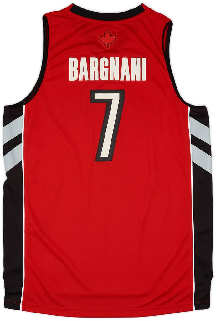 2010-13 Toronto Raptors Bargnani #7 adidas Swingman Away Jersey (Excellent) L