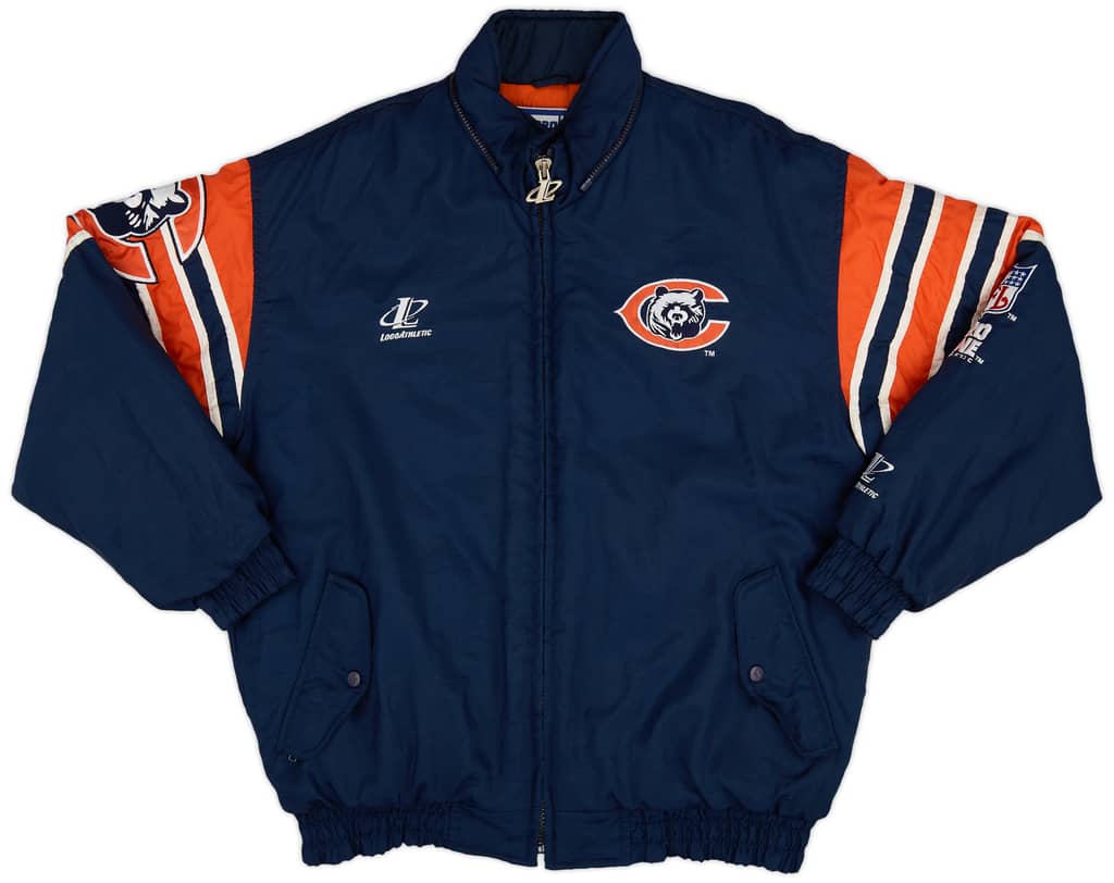 1996-99 Chicago Bears Logo Athletic Rain Coat (Excellent) L