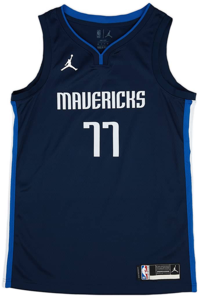 2020-22 Dallas Mavericks Doncic #77 Jordan Swingman Alternate Jersey (Excellent) S
