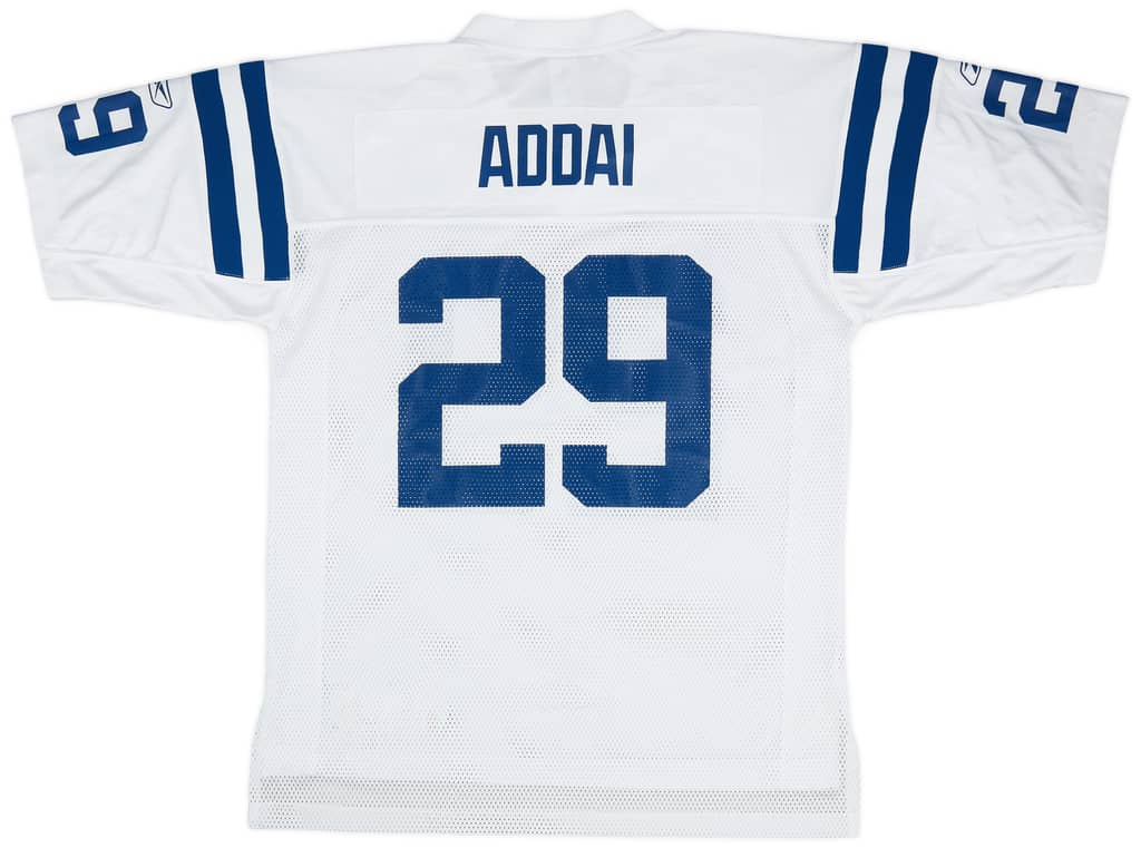 2006 Indianapolis Colts Addai #29 Reebok On Field Away Jersey (Excellent) L