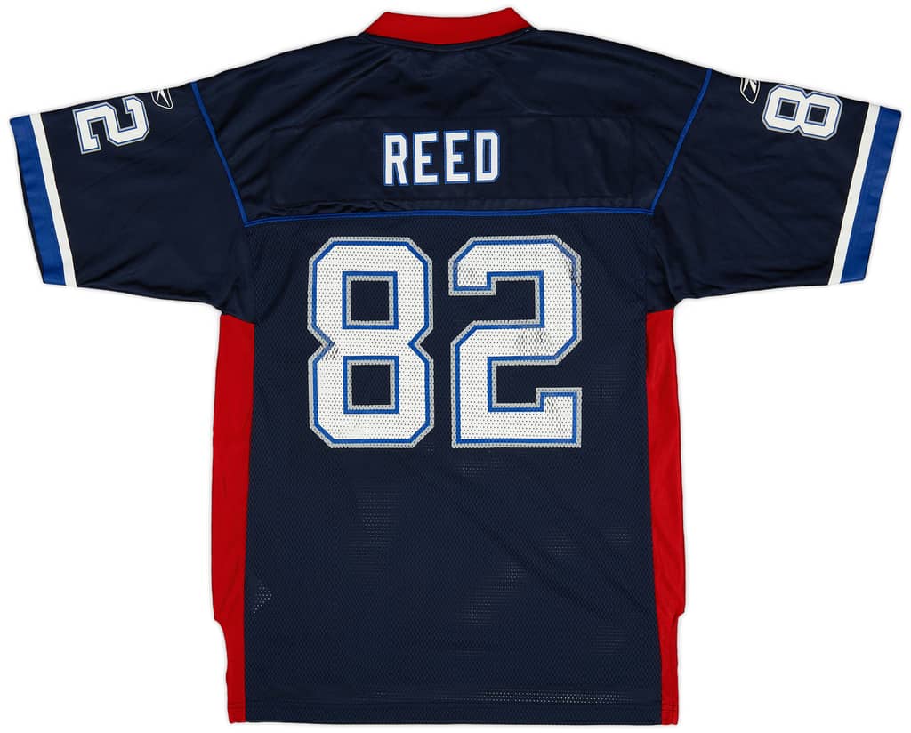 2002-04 Buffalo Bills Reed #82 Reebok On Field Home Jersey (Very Good) M
