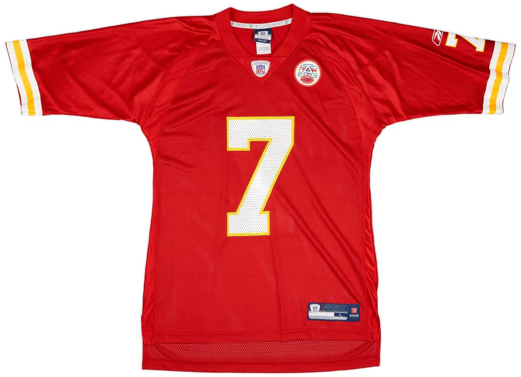 2009 Kansas City Chiefs Cassel #7 Reebok On Field Home Jersey (Excellent) L