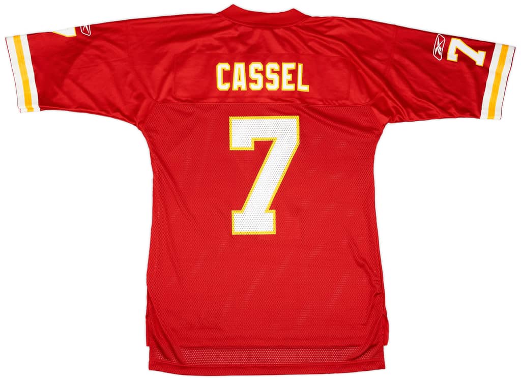 2009 Kansas City Chiefs Cassel #7 Reebok On Field Home Jersey (Excellent) L