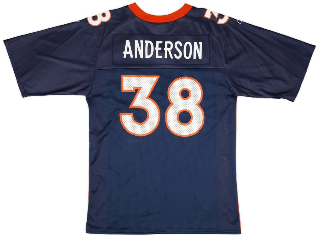 2001 Denver Broncos Anderson #38 Reebok Home Jersey (Very Good) L