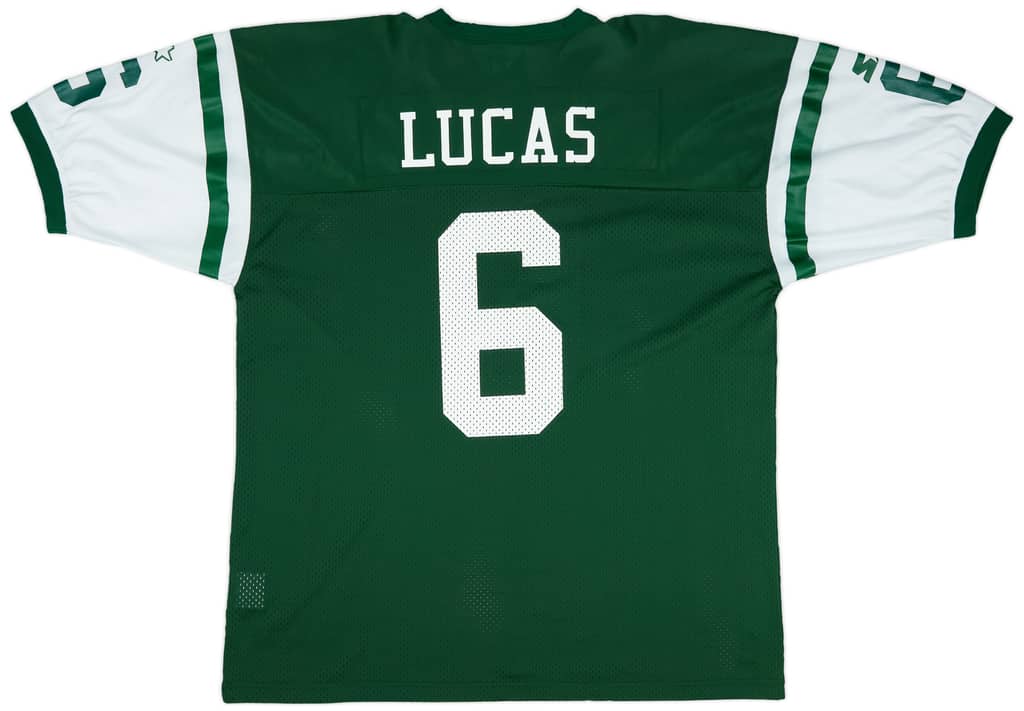 1998 New York Jets Lucas #6 Starter Home Jersey (Excellent) XXL