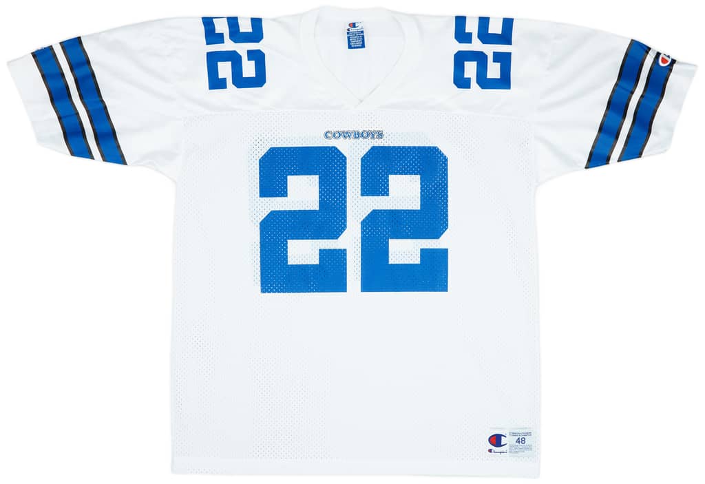 1996-97 Dallas Cowboys Smith #22 Champion Away Jersey (Excellent) XL