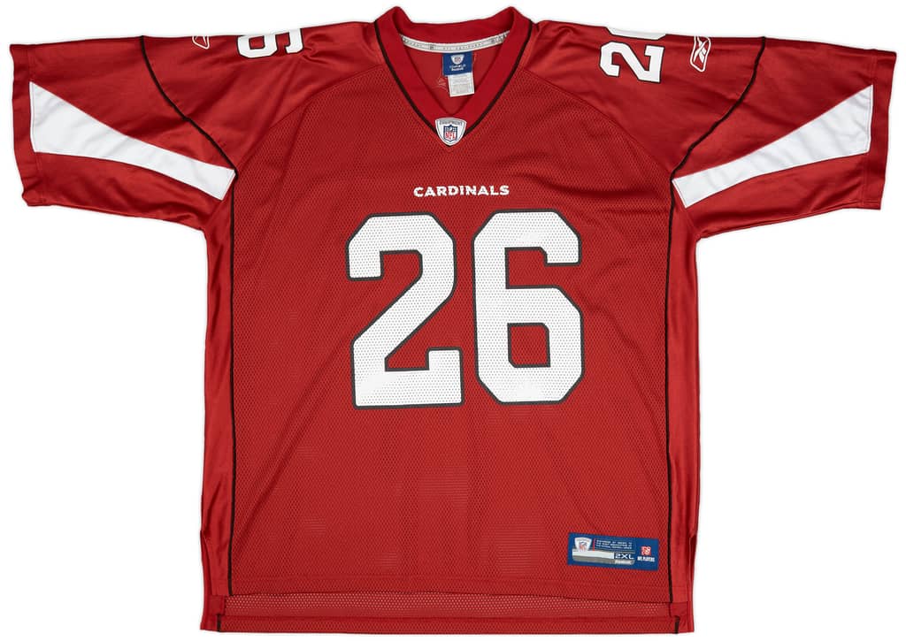 2009-11 Arizona Cardinals Wells #26 Reebok On Field Home Jersey (Excellent) XXL