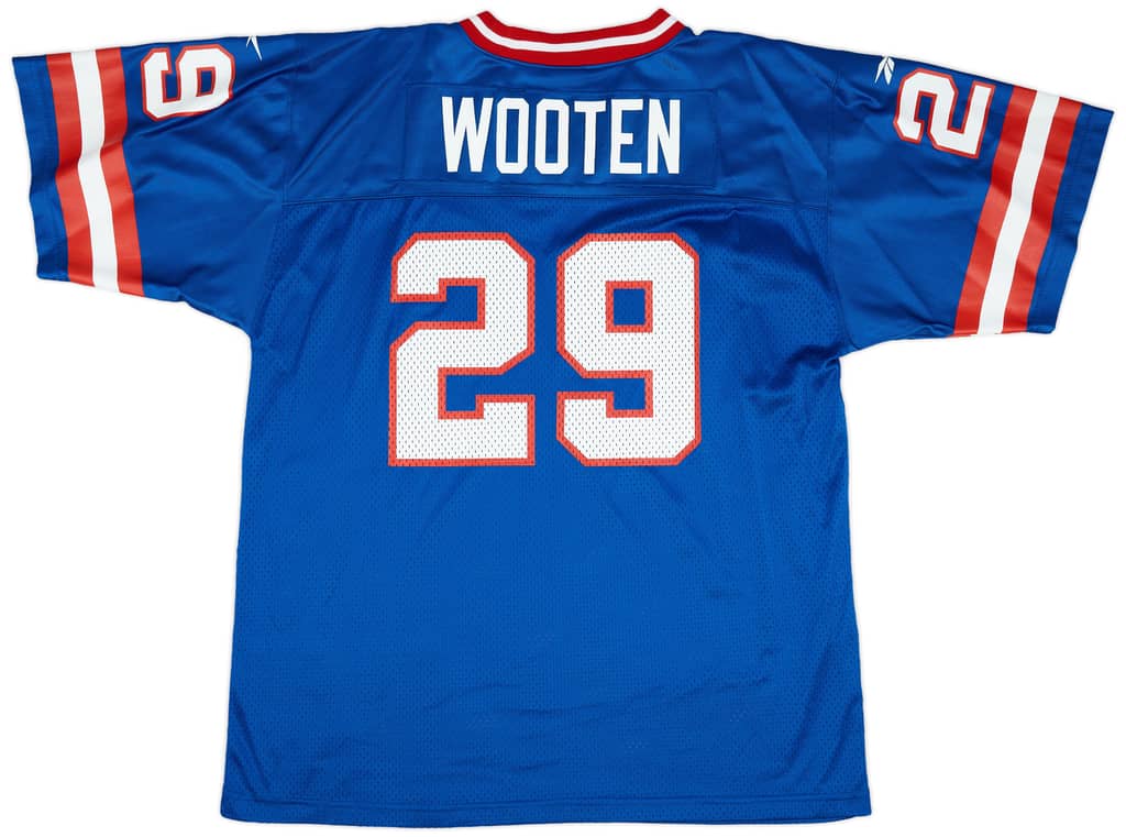 1995-98 New York Giants Wooten #29 Reebok Home Jersey (Excellent) XL