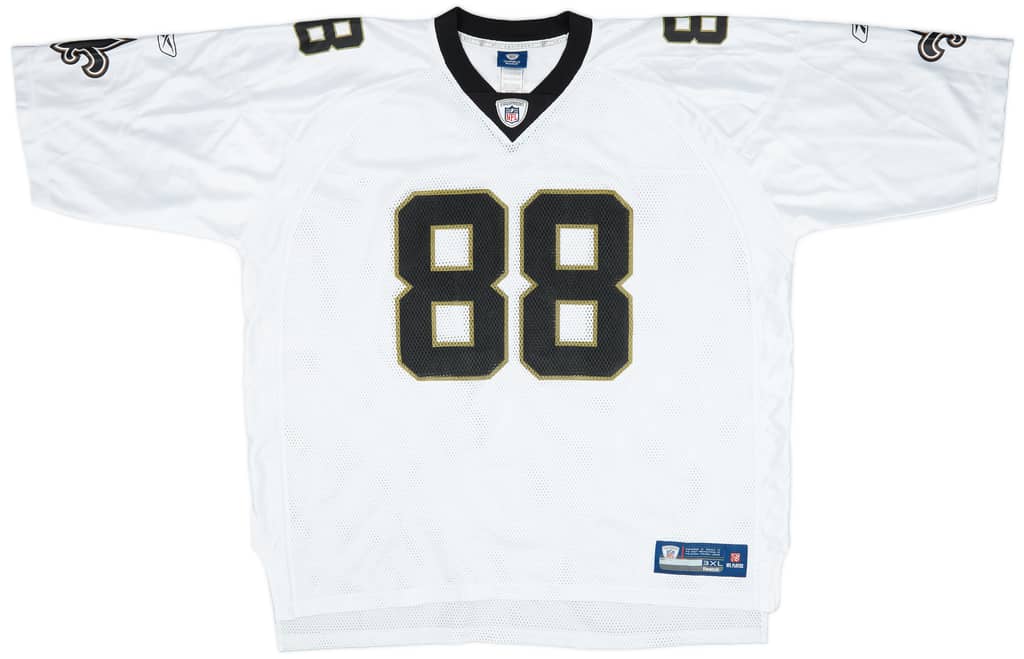 2008-10 New Orleans Saints Shockey #88 Reebok On Field Away Jersey (Excellent) 3XL