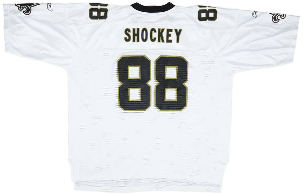 2008-10 New Orleans Saints Shockey #88 Reebok On Field Away Jersey (Excellent) 3XL