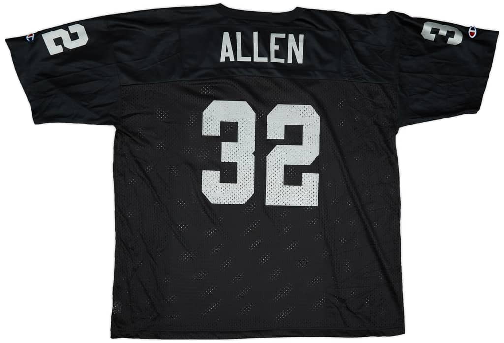1990-92 Los Angeles Raiders Allen #32 Champion Home Jersey (Excellent) XXL