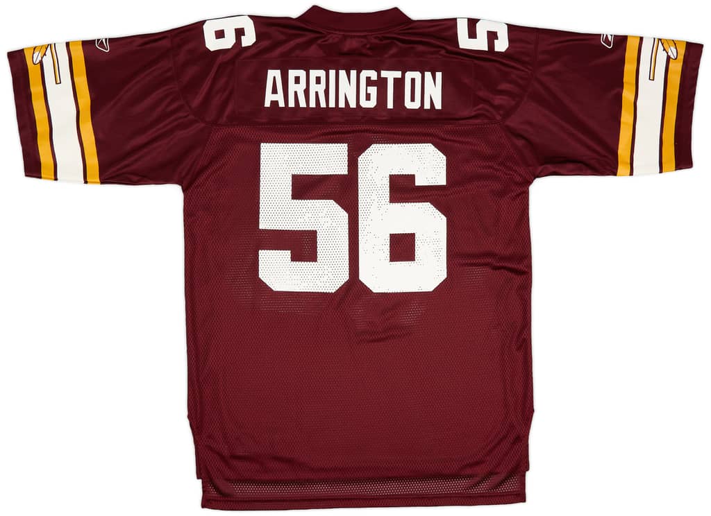 2005 Washington Redskins Arrington #56 Reebok On Field Alternate Jersey (Excellent) L