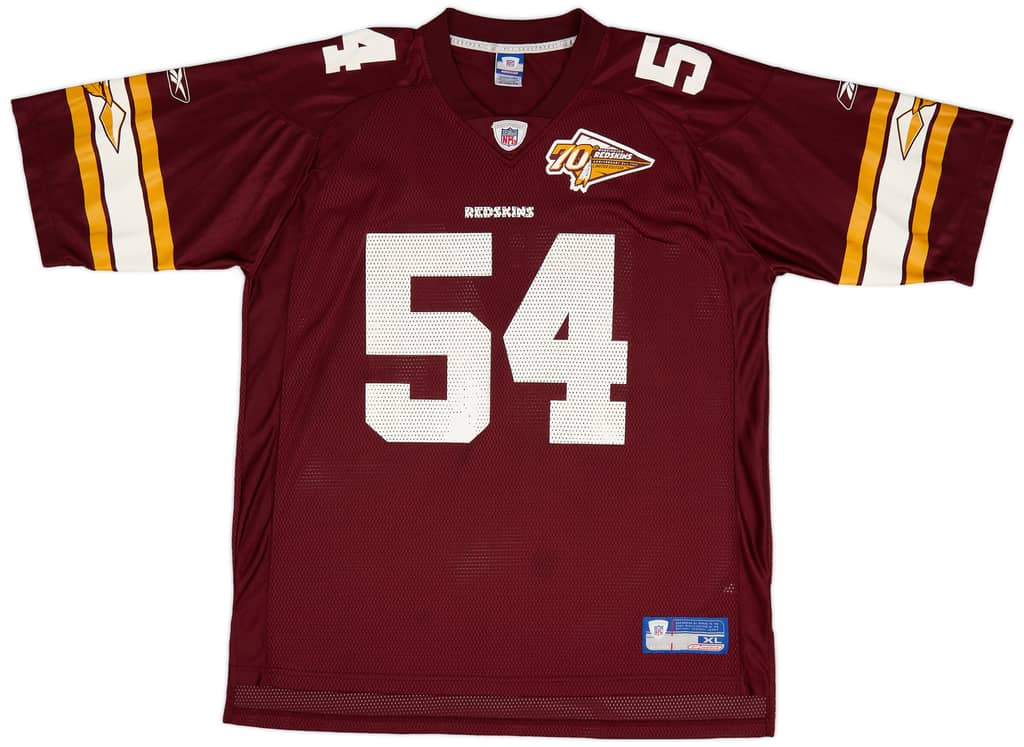 2002 Washington Redskins Trotter #54 Reebok On Field Home Jersey (Excellent) XL