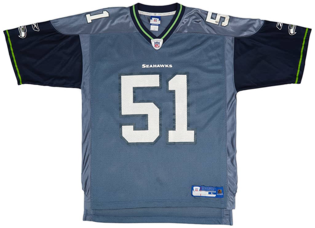 2005-06 Seattle Seahawks Tatupu #51 Reebok On Field Home Jersey (Good) L