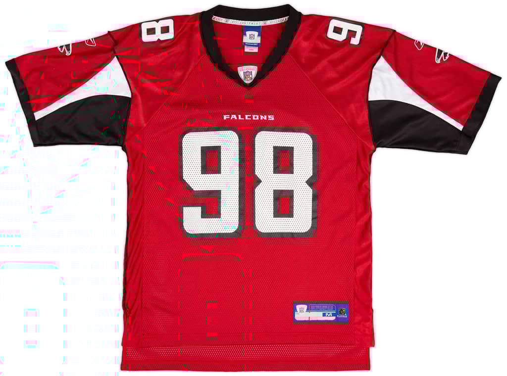 2007 Atlanta Falcons Anderson #98 Reebok On Field Home Jersey (Excellent) M