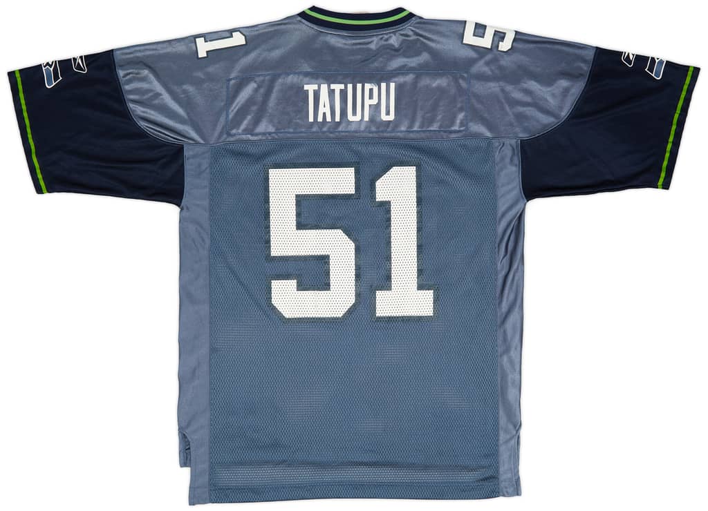 2005-06 Seattle Seahawks Tatupu #51 Reebok On Field Home Jersey (Good) L